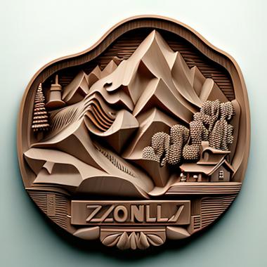 3D model Zug in Switzerland (STL)